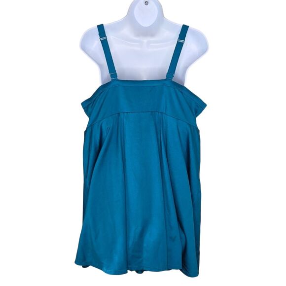 Cathrines Wrap Front Swimsuit Swim Dress Size 26W - Picture 2 of 7